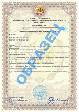 Приложение 1 Раменское Сертификат ГОСТ РВ 0015-002